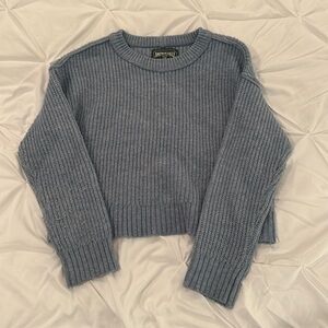 American eagle knit sweater- light blue, extra small